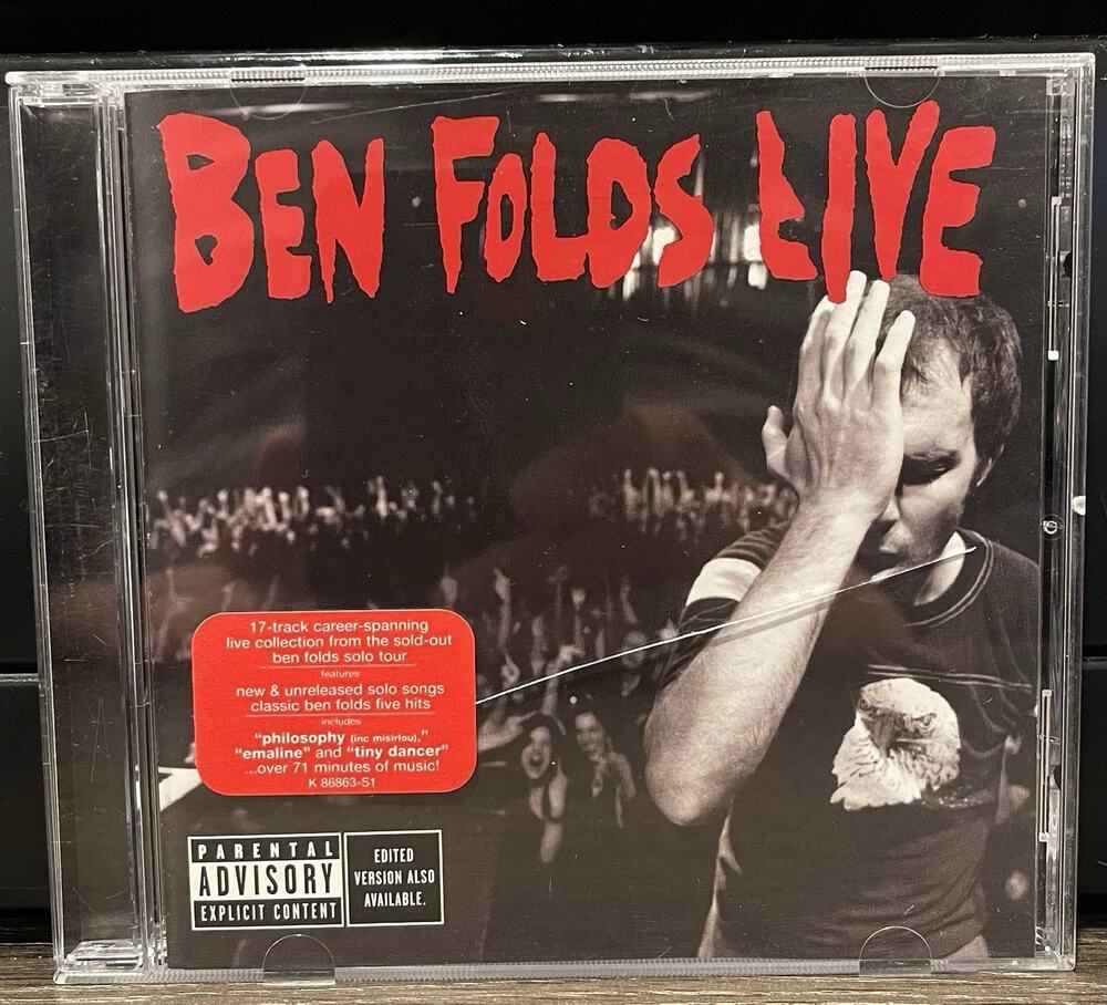 Ben Folds Live [PA] by Ben Folds (CD, Oct-2002, Epic)